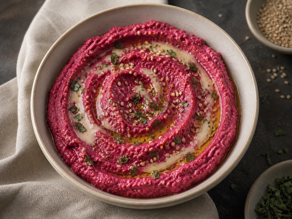 Houmous de betterave — spécialité Maison Erevan